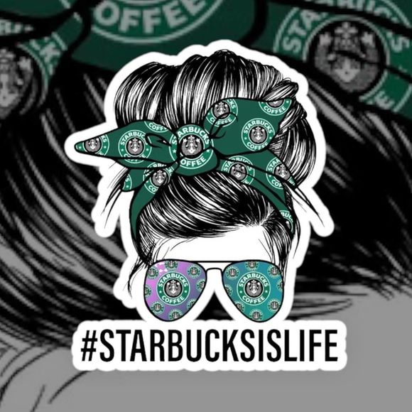 Starbucks Is Life Sticker Pack Of 3 - Picture 1 of 1